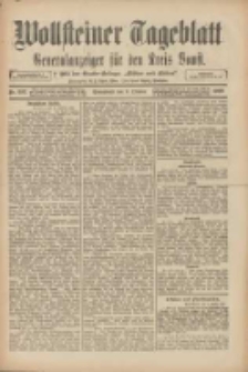 Wollsteiner Tageblatt: Generalanzeiger f&uuml;r den Kreis Bomst: mit der Gratis-Beilage: "Bl&auml;tter und Bl&uuml;ten" 1909.10.09 Nr237
