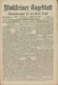 Wollsteiner Tageblatt: Generalanzeiger für den Kreis Bomst: mit der Gratis-Beilage: "Blätter und Blüten" 1909.10.13 Nr240