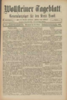 Wollsteiner Tageblatt: Generalanzeiger f&uuml;r den Kreis Bomst: mit der Gratis-Beilage: "Bl&auml;tter und Bl&uuml;ten" 1909.10.16 Nr243