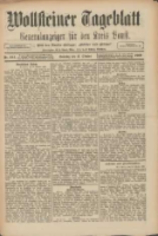 Wollsteiner Tageblatt: Generalanzeiger für den Kreis Bomst: mit der Gratis-Beilage: "Blätter und Blüten" 1909.10.17 Nr244