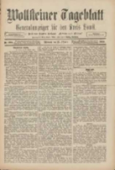 Wollsteiner Tageblatt: Generalanzeiger f&uuml;r den Kreis Bomst: mit der Gratis-Beilage: "Bl&auml;tter und Bl&uuml;ten" 1909.10.27 Nr252
