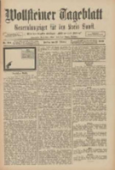 Wollsteiner Tageblatt: Generalanzeiger f&uuml;r den Kreis Bomst: mit der Gratis-Beilage: "Bl&auml;tter und Bl&uuml;ten" 1909.10.29 Nr254