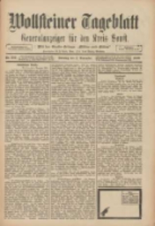 Wollsteiner Tageblatt: Generalanzeiger für den Kreis Bomst: mit der Gratis-Beilage: "Blätter und Blüten" 1909.11.02 Nr257