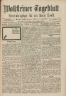 Wollsteiner Tageblatt: Generalanzeiger für den Kreis Bomst: mit der Gratis-Beilage: "Blätter und Blüten" 1909.11.03 Nr258