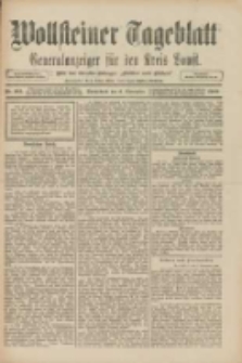 Wollsteiner Tageblatt: Generalanzeiger f&uuml;r den Kreis Bomst: mit der Gratis-Beilage: "Bl&auml;tter und Bl&uuml;ten" 1909.11.06 Nr261