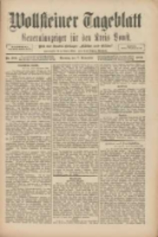 Wollsteiner Tageblatt: Generalanzeiger f&uuml;r den Kreis Bomst: mit der Gratis-Beilage: "Bl&auml;tter und Bl&uuml;ten" 1909.11.07 Nr262