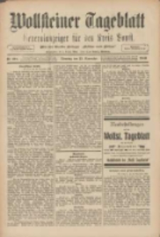 Wollsteiner Tageblatt: Generalanzeiger f&uuml;r den Kreis Bomst: mit der Gratis-Beilage: "Bl&auml;tter und Bl&uuml;ten" 1909.11.23 Nr274