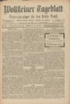 Wollsteiner Tageblatt: Generalanzeiger f&uuml;r den Kreis Bomst: mit der Gratis-Beilage: "Bl&auml;tter und Bl&uuml;ten" 1909.11.24 Nr275