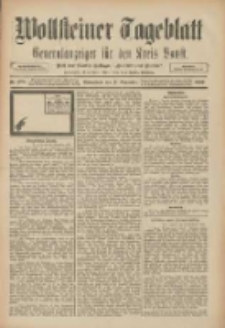 Wollsteiner Tageblatt: Generalanzeiger für den Kreis Bomst: mit der Gratis-Beilage: "Blätter und Blüten" 1909.11.27 Nr278