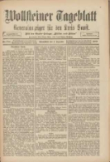 Wollsteiner Tageblatt: Generalanzeiger f&uuml;r den Kreis Bomst: mit der Gratis-Beilage: "Bl&auml;tter und Bl&uuml;ten" 1909.12.04 Nr284