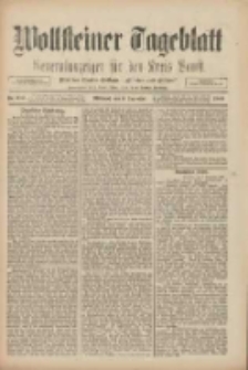 Wollsteiner Tageblatt: Generalanzeiger f&uuml;r den Kreis Bomst: mit der Gratis-Beilage: "Bl&auml;tter und Bl&uuml;ten" 1909.12.08 Nr287