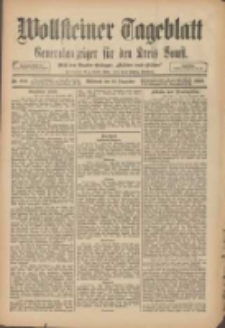 Wollsteiner Tageblatt: Generalanzeiger f&uuml;r den Kreis Bomst: mit der Gratis-Beilage: "Bl&auml;tter und Bl&uuml;ten" 1909.12.15 Nr293