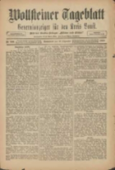 Wollsteiner Tageblatt: Generalanzeiger f&uuml;r den Kreis Bomst: mit der Gratis-Beilage: "Bl&auml;tter und Bl&uuml;ten" 1909.12.18 Nr296