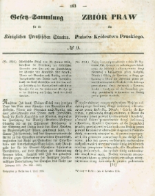 Gesetz-Sammlung f&uuml;r die K&ouml;niglichen Preussischen Staaten. 1854.04.04 No9