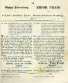 Gesetz-Sammlung f&uuml;r die K&ouml;niglichen Preussischen Staaten. 1859.04.04 No8