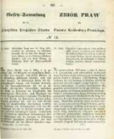 Gesetz-Sammlung f&uuml;r die K&ouml;niglichen Preussischen Staaten. 1859.04.30 No12