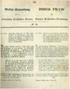 Gesetz-Sammlung f&uuml;r die K&ouml;niglichen Preussischen Staaten. 1859.05.21 No15