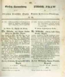 Gesetz-Sammlung f&uuml;r die K&ouml;niglichen Preussischen Staaten. 1859.08.31 No32