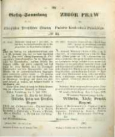 Gesetz-Sammlung f&uuml;r die K&ouml;niglichen Preussischen Staaten. 1859.09.13 No33