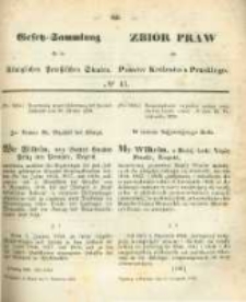 Gesetz-Sammlung für die Königlichen Preussischen Staaten. 1859.11.05 No41