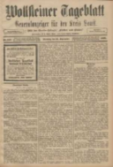 Wollsteiner Tageblatt: Generalanzeiger für den Kreis Bomst: mit der Gratis-Beilage: "Blätter und Blüten" 1908.09.22 Nr223