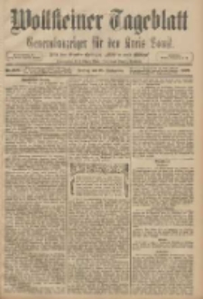 Wollsteiner Tageblatt: Generalanzeiger f&uuml;r den Kreis Bomst: mit der Gratis-Beilage: "Bl&auml;tter und Bl&uuml;ten" 1908.09.25 Nr226
