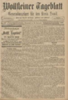 Wollsteiner Tageblatt: Generalanzeiger für den Kreis Bomst: mit der Gratis-Beilage: "Blätter und Blüten" 1908.09.26 Nr227