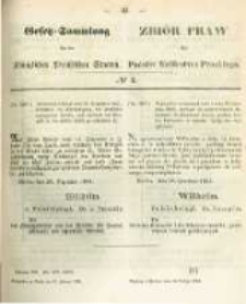 Gesetz-Sammlung für die Königlichen Preussischen Staaten. 1864.02.16 No3