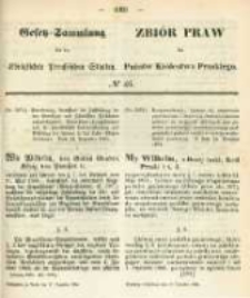 Gesetz-Sammlung für die Königlichen Preussischen Staaten. 1864.12.17 No46