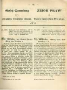 Gesetz-Sammlung f&uuml;r die K&ouml;niglichen Preussischen Staaten. 1866.01.30 No2
