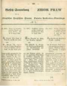 Gesetz-Sammlung f&uuml;r die K&ouml;niglichen Preussischen Staaten. 1866.03.10 No7