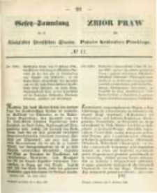 Gesetz-Sammlung f&uuml;r die K&ouml;niglichen Preussischen Staaten. 1866.04.09 No11