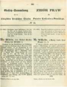 Gesetz-Sammlung für die Königlichen Preussischen Staaten. 1866.04.24 No14