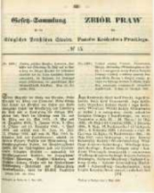 Gesetz-Sammlung f&uuml;r die K&ouml;niglichen Preussischen Staaten. 1866.05.01 No15