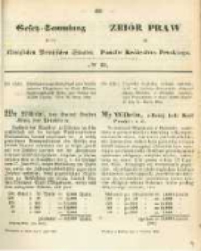 Gesetz-Sammlung f&uuml;r die K&ouml;niglichen Preussischen Staaten. 1866.06.02 No21
