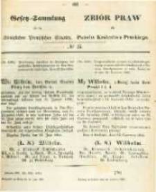Gesetz-Sammlung f&uuml;r die K&ouml;niglichen Preussischen Staaten. 1866.06.14 No25