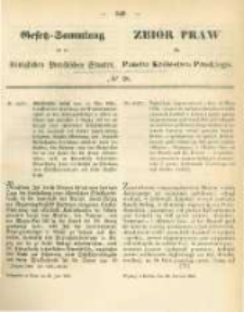 Gesetz-Sammlung f&uuml;r die K&ouml;niglichen Preussischen Staaten. 1866.06.26 No28