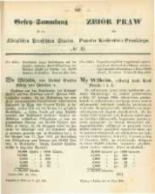 Gesetz-Sammlung f&uuml;r die K&ouml;niglichen Preussischen Staaten. 1866.07.10 No32