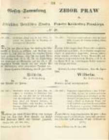 Gesetz-Sammlung f&uuml;r die K&ouml;niglichen Preussischen Staaten. 1866.07.29 No38