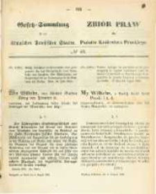 Gesetz-Sammlung f&uuml;r die K&ouml;niglichen Preussischen Staaten. 1866.08.08 No40