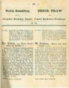 Gesetz-Sammlung für die Königlichen Preussischen Staaten. 1866.08.11 No41