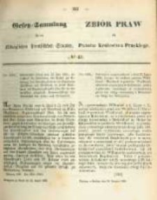 Gesetz-Sammlung für die Königlichen Preussischen Staaten. 1866.08.28 No43