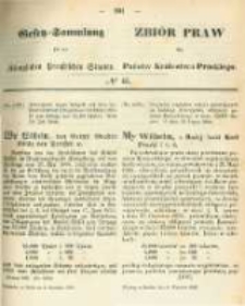 Gesetz-Sammlung für die Königlichen Preussischen Staaten. 1866.09.08 No45