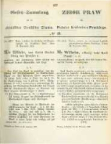 Gesetz-Sammlung f&uuml;r die K&ouml;niglichen Preussischen Staaten. 1866.09.28 No49
