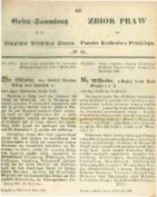 Gesetz-Sammlung f&uuml;r die K&ouml;niglichen Preussischen Staaten. 1866.10.08 No51