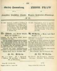 Gesetz-Sammlung für die Königlichen Preussischen Staaten. 1866.12.01 No61