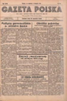 Gazeta Polska: codzienne pismo polsko-katolickie dla wszystkich stanów 1935.11.03 R.39 Nr256