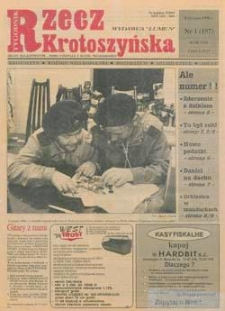 Rzecz Krotoszyńska 1998.01.08 R.8 Nr1(157)