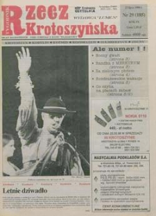 Rzecz Krotoszyńska 1998.07.23 R.9 Nr29(185)