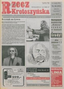 Rzecz Krotoszyńska 1998.09.10 R.9 Nr36(192)